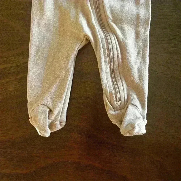 Nike Baby Zippered Coverall Color Beige 3 Months - Picture 4 of 6